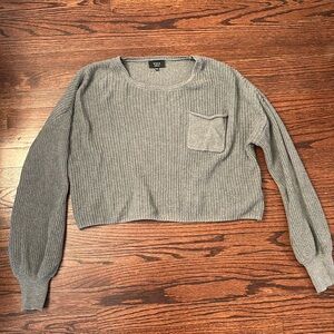 Vici cropped grey sweater